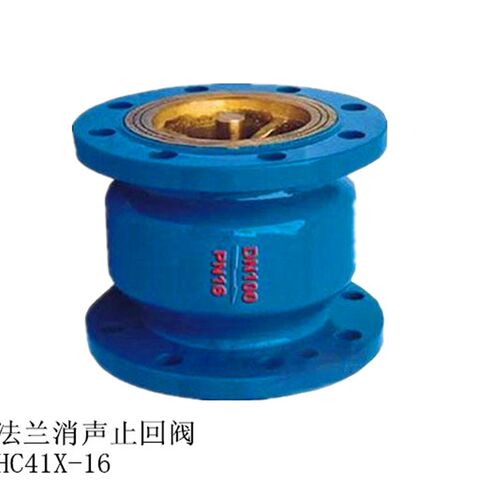 HC41X-16法兰消声止回阀 立式止回阀DN40 DN50 DN65 DN80 100 150
