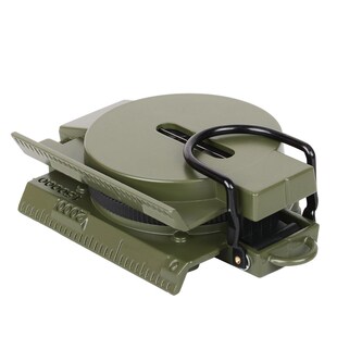 金属户外指北针美式单兵作战装备指南针高精度夜光防水专业重磅款