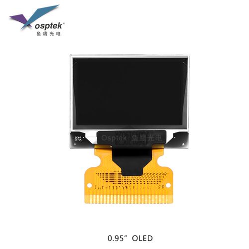 鱼鹰光电? 0.95寸oled彩色显示屏 SPI/I2C/MCU接口显示模块
