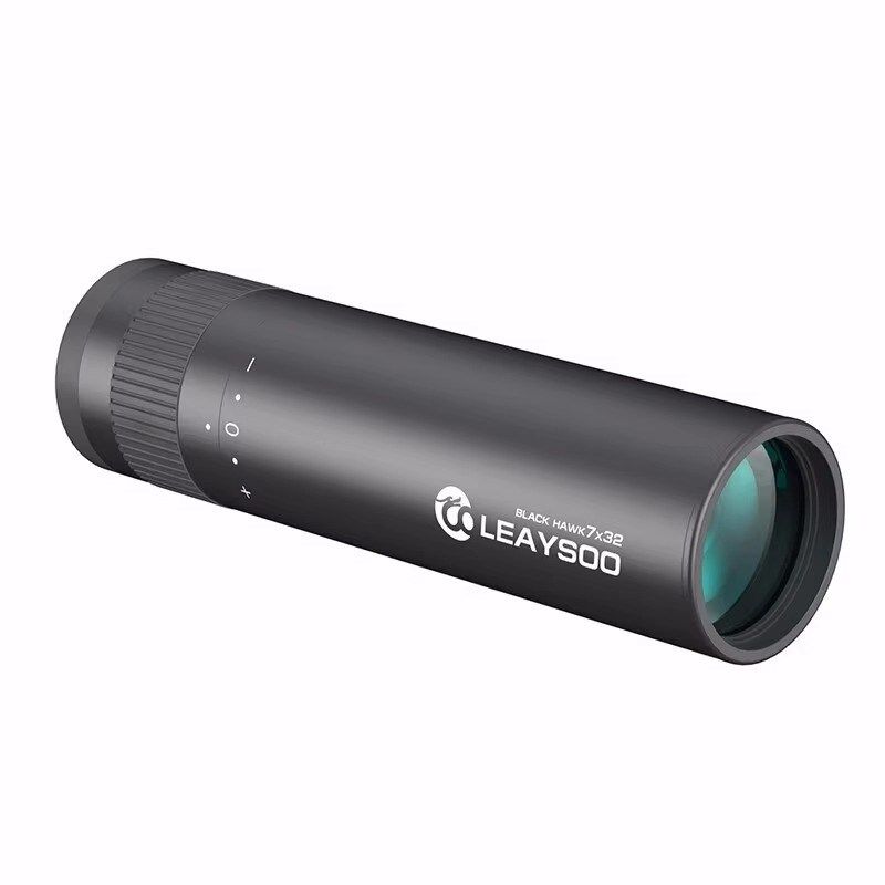 雷龙 leaysoo黑鹰7X32全金属充氮防水微光可视专业户外单筒望远镜