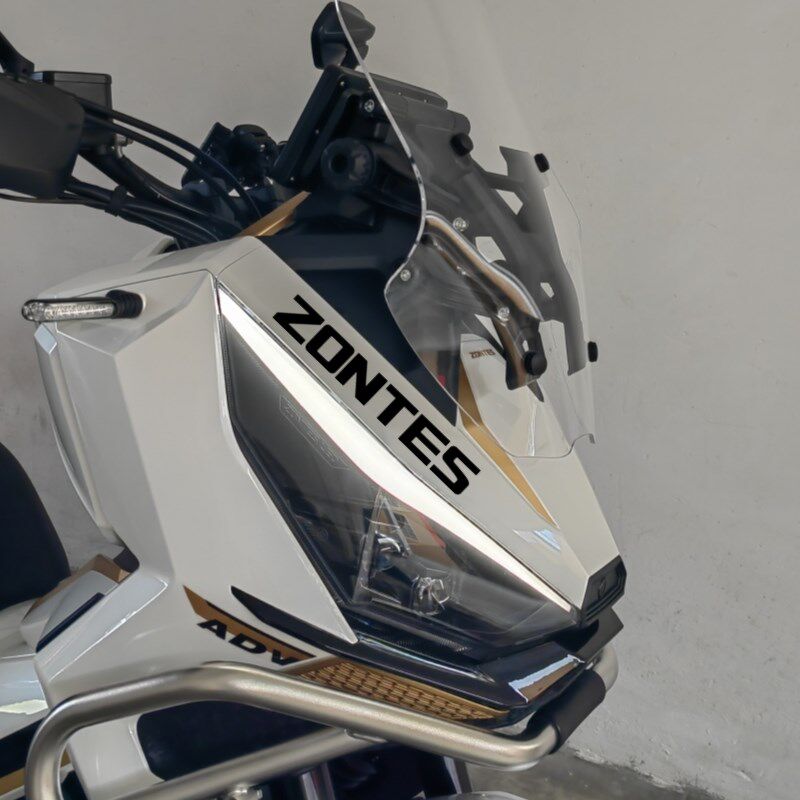 适用宗申Yami升仕368G/310M/V改装装饰车标反光贴纸防水风挡贴花