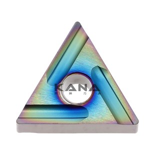 七彩淬火件高硬 三角形数控刀片 TNMG160404 R-S TNMG160408 L-S