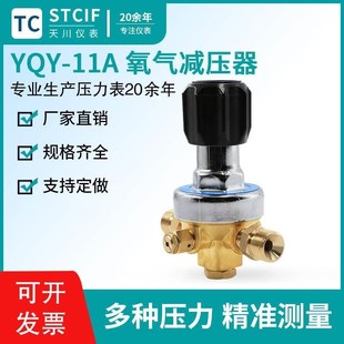 上海天川YQY 11A氧气减压器调压二级减压箱单表氧气表减压厂