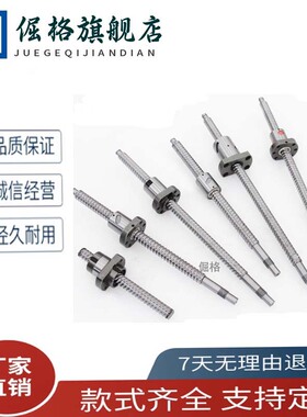精密滚珠丝杆套装滑台丝杠BSWE0802/BSWE1002-L100/380/500/1000