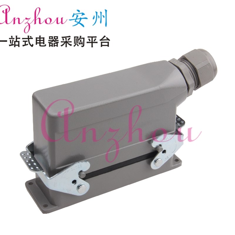 重载连接器 H24B HE-024-1 24芯 侧出 双扣 HDC-HE-024-F/M