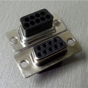 SUB孔胶壳RS232塑料壳体09670094701 冷压D 铆压打端式 DB9PIN母头