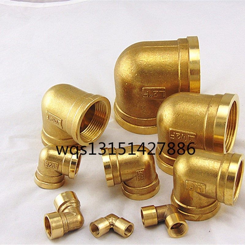 铜弯头1分 2分 3分 4分 6分 1寸 1寸2 1寸半 2寸水管接头4分DN15