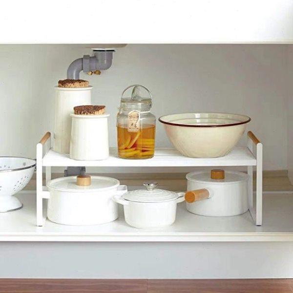 厨房柜子分层置物架桌面储物架收纳橱柜内隔层分隔板层双江之,厨房/烹饪用具,厨房抽屉置物架,淘宝优惠券,粉丝福利购,淘宝优惠卷