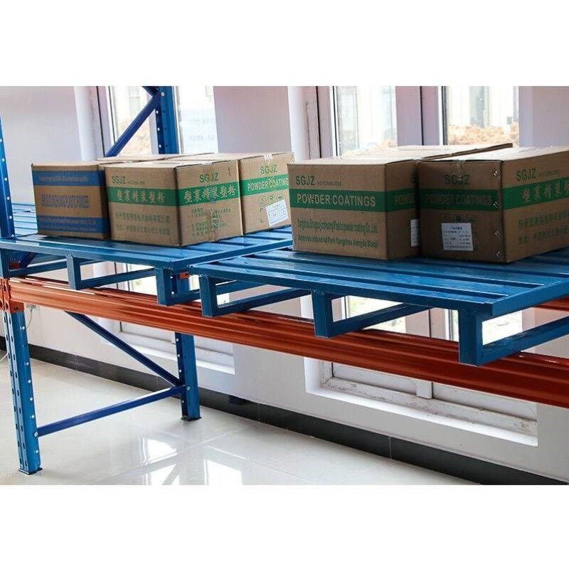 时通托盘镀锌金属叉车托盘超市货物仓库防潮垫板托盘冷轧钢半铺11