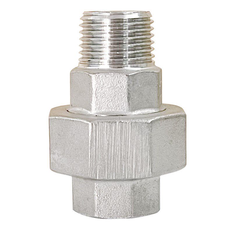 盼特304不锈钢内外丝活接头316双头活结丝扣油任4分水管配件丝牙