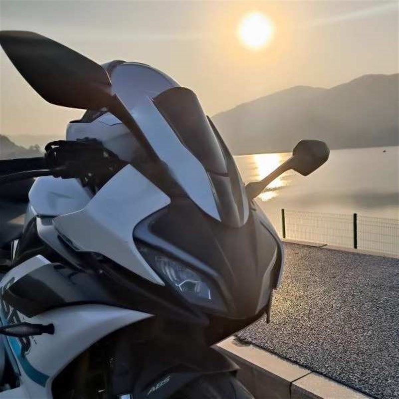 春风250sr竞技风挡 2023款加高前挡风入门级骑行摩托车配件改装件