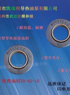 WRY热油泵专用配件热油泵密封件铁壳油封25-42-10/5耐磨耐高温