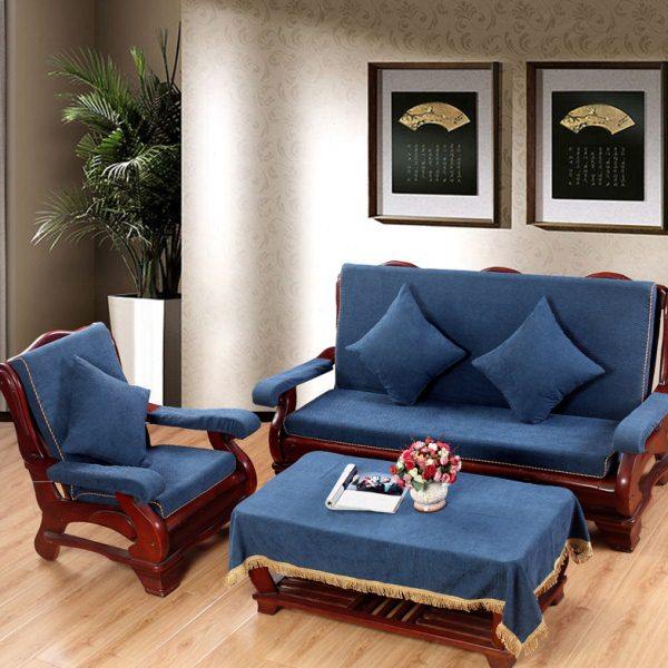 实木红木质沙发坐垫加厚海绵纯色中式防滑联邦春秋椅带靠背连体垫,居家布艺,沙发垫,淘宝优惠券,粉丝福利购,淘宝优惠卷