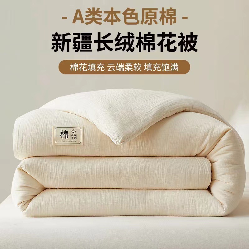 帕里特PaliTe新款A类原棉新疆冬被加厚保暖棉被U芯春秋被单双人宿