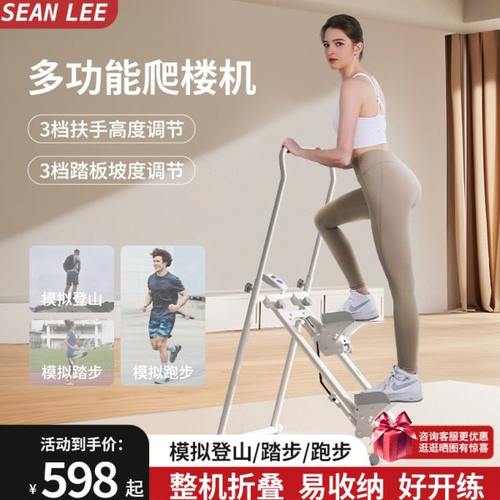 SEAN LEE多功能爬楼机家用运动健身器材原地踏步机登山跑步器械