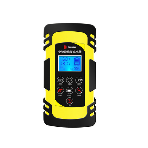 汽车摩托车充电器12v24v伏蓄电池agm启停电池瓶充电机修复型