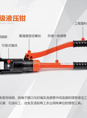 FWK现代 工具百2事特液3压 压线钳 压接钳钳你接线钳YQ-10/240/00