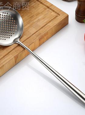 漏勺不锈钢用厨房柄笊饺篱KJP过滤网火锅油炸捞面长子家大号捞勺