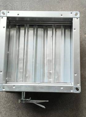 厂家现方形阀止回件阀节货方形调阀风管配阀门手动可JQP定规格全