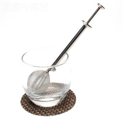 器30泡4不锈滤钢爱心茶器GTN 心形网大伸缩茶漏茶 办公室茶滤茶隔