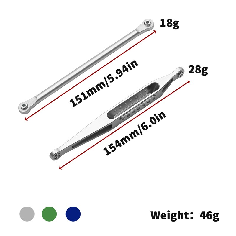 LOSI 1/8 LMT 4WD LOS04022 铝合金上部连杆组