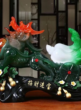 招财进宝貔貅摆件高档办公室老板桌客厅前台装饰品店铺开业礼品