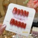 梵甲优品 10片装 C325 红宝石猫眼可拆卸穿戴美甲