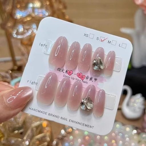 梵甲优品C392薰衣草水钻可拆卸穿戴美甲 10片装,彩妆/香水/美妆工具,穿戴甲/甲片,淘宝优惠券,粉丝福利购,淘宝优惠卷