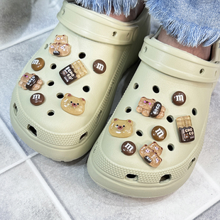 花鞋 饰扣diy智必星配饰配件可拆卸鞋 扣 配饰卡骆驰装 crocs洞洞鞋