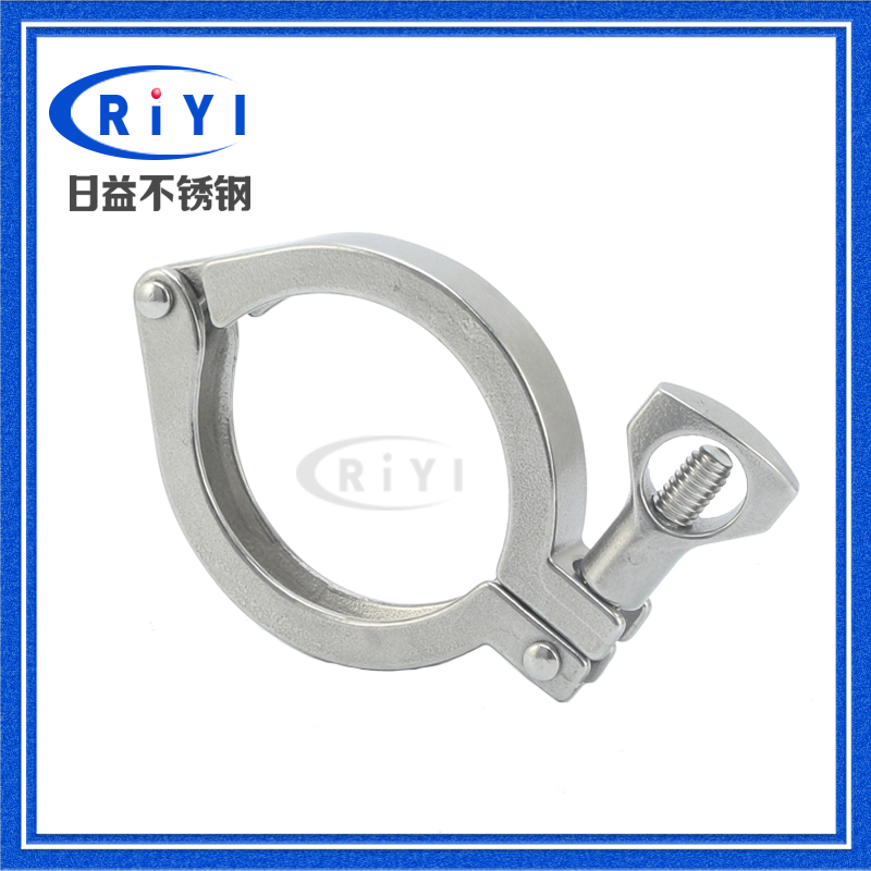 304不锈钢精铸快装卡箍 卫生级卡盘端头卡扣接头管子夹重型热销