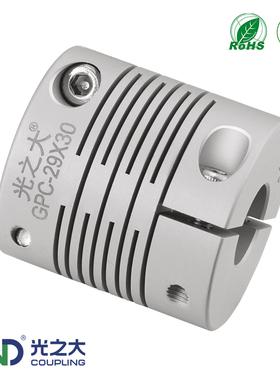 CPSCX沟槽式联轴器GPC24伺服电机丝杆电机梅花膜片十字滑块连轴器