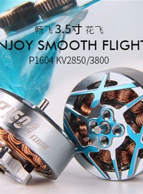 TMOTOR  穿越机 P1604 畅飞3.5寸倒置机架无刷电机4S 9MM孔距