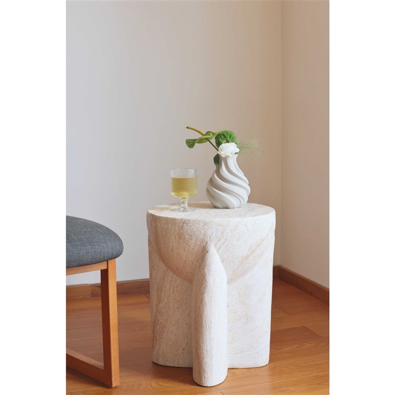 嘻物所 沙发几何边几小户型x民宿客厅仿大理石茶几阳台艺术角几