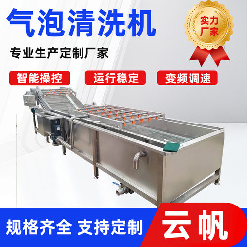 芦笋清洗机厂家 竹笋气泡清洗设备 莴笋自动清洗机