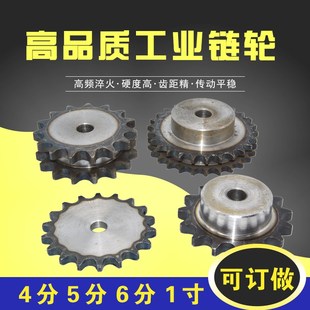 链轮5分双排台轮配10A 2链条节距15.875mm10齿到30齿可以加工定做