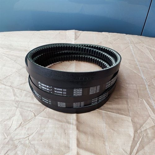 三角带W1000黑一齿SC2520LW-2条沃得锐龙收割机脱粒滚筒皮带芳纶