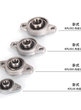 优质3D打印机配件 卧式梯形T8丝杆支架支撑座固定座KFL08 000 001