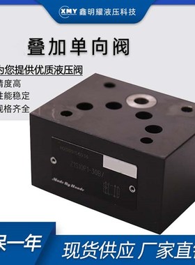 华德液压阀Z1S6P1-30B/E/Z1S10P ( A B C D E F T )叠加式单向阀