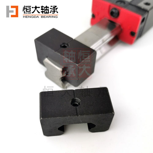 线性导轨限位器直线导轨定位环滑块限位固定块方轨限位锁 固定环