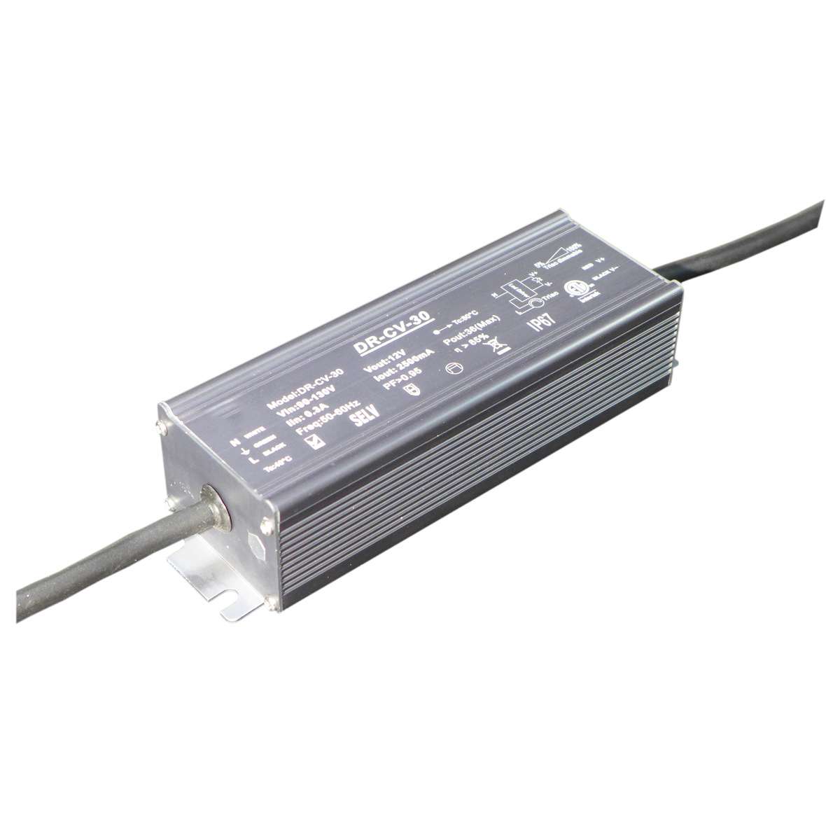 过认证 高PF 耐压2000V 10-300W IP67投光灯 DALI恒流防水电源