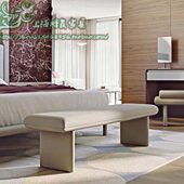 意式 凳客厅真皮长条凳 创意卧室床尾凳现代极简家用衣帽间米卡换鞋