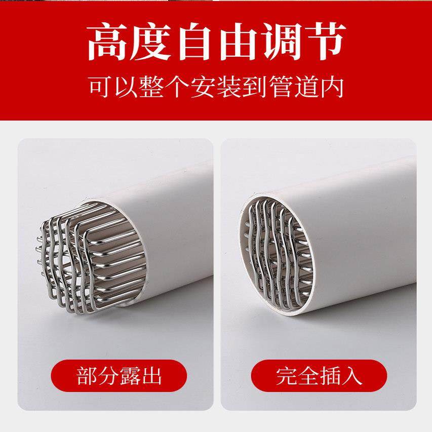 不锈钢防鸟罩排风管通风口化妆室排气孔出风罩侧排防护罩室内安装