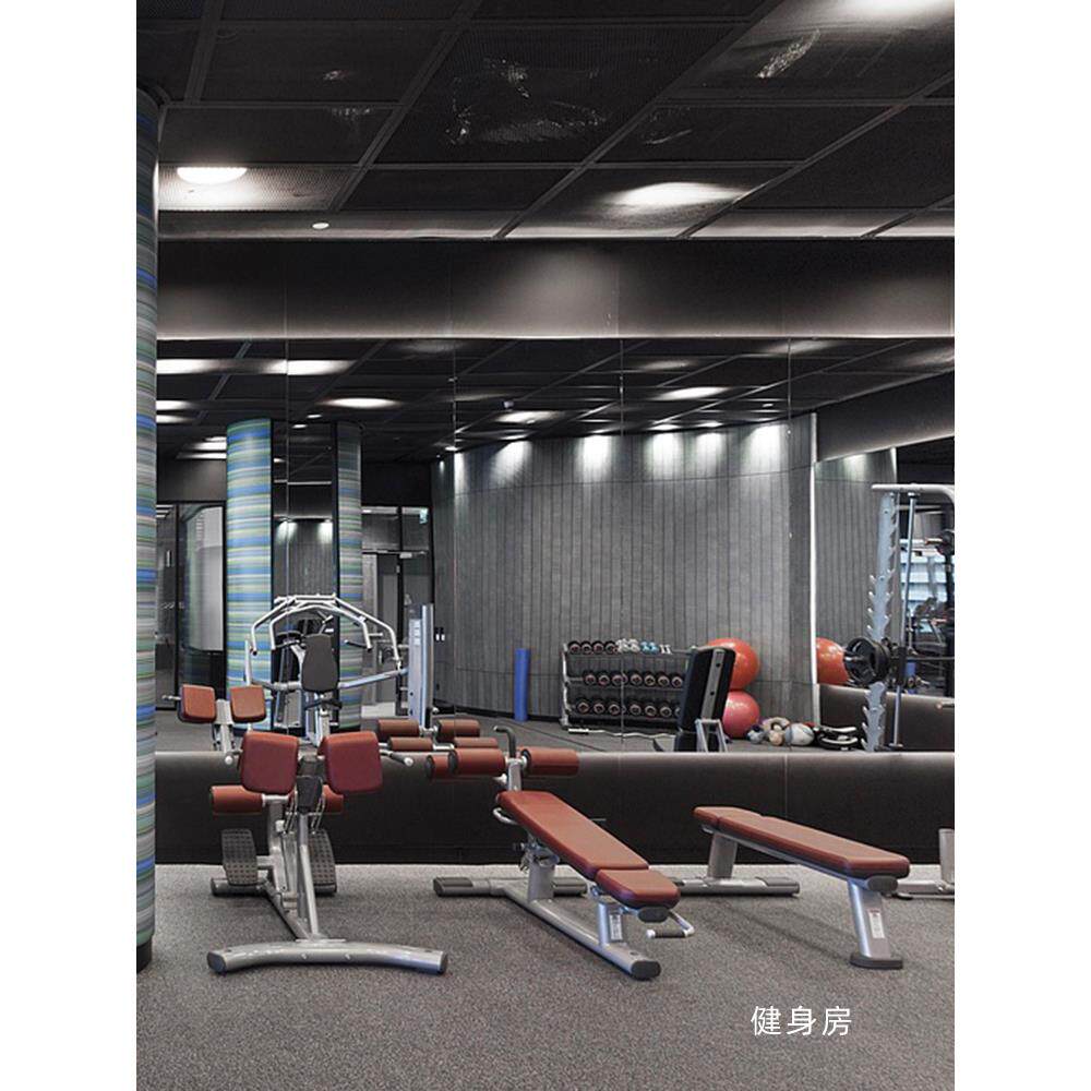 上海银镜子单透镜烤漆健身房舞蹈室展会超白无铜贴墙镜子定 制安