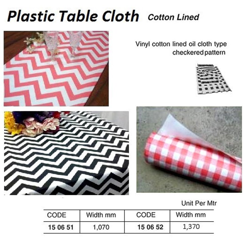 IMPA 150652  塑料桌布 蓝色格子 宽度1370MM  船舶物料