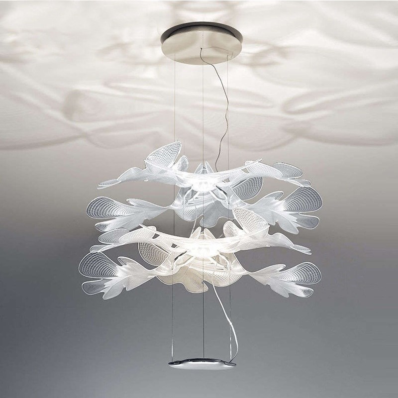 意大利后现代创意个性简约大方设计师酒店橱窗花瓣样板房餐厅吊灯
