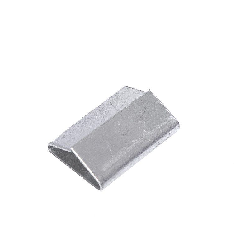 铁皮打包扣片塑钢带钢扣手用PP打包带扣加厚铁皮扣打包扣