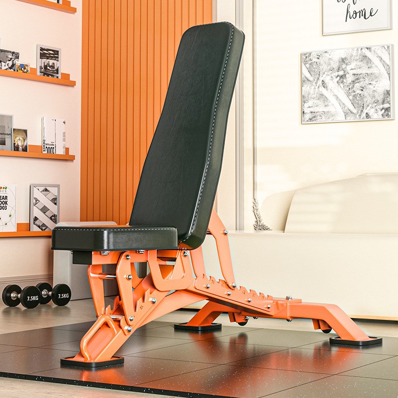 多功能哑铃凳家用健身器材仰卧起坐训练椅商用调节下斜卧 推飞鸟