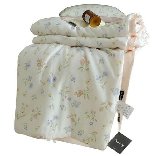 2025新款50支印花天丝夏被直销 凉感双面天丝夏凉被四件套