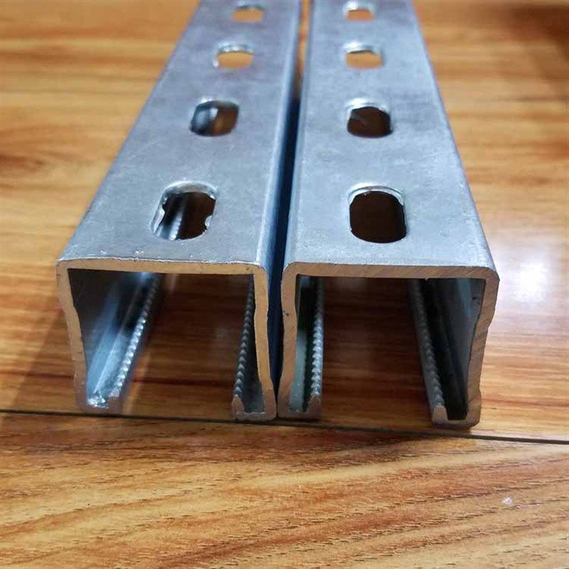 河北供应热浸锌光伏支架导轨41*62镀锌C型钢