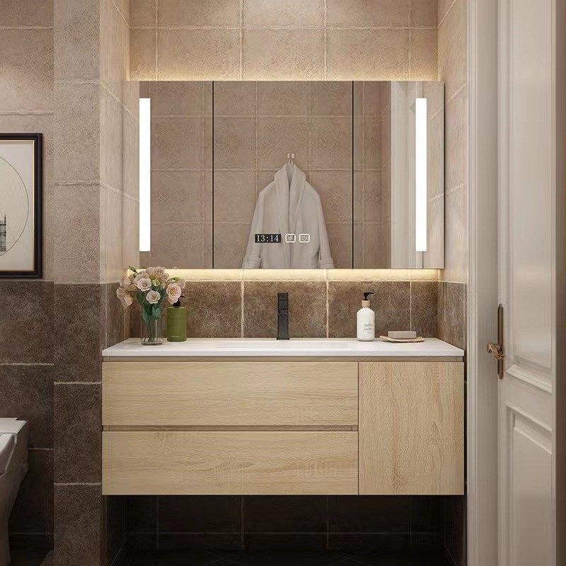 66/76cm/86/96/106/116厘米陶瓷盆实木非标浴室柜洗漱台洗脸新品